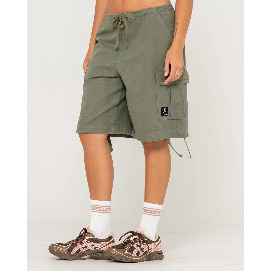 Rusty River Low Rise Baggy Cargo Shorts 