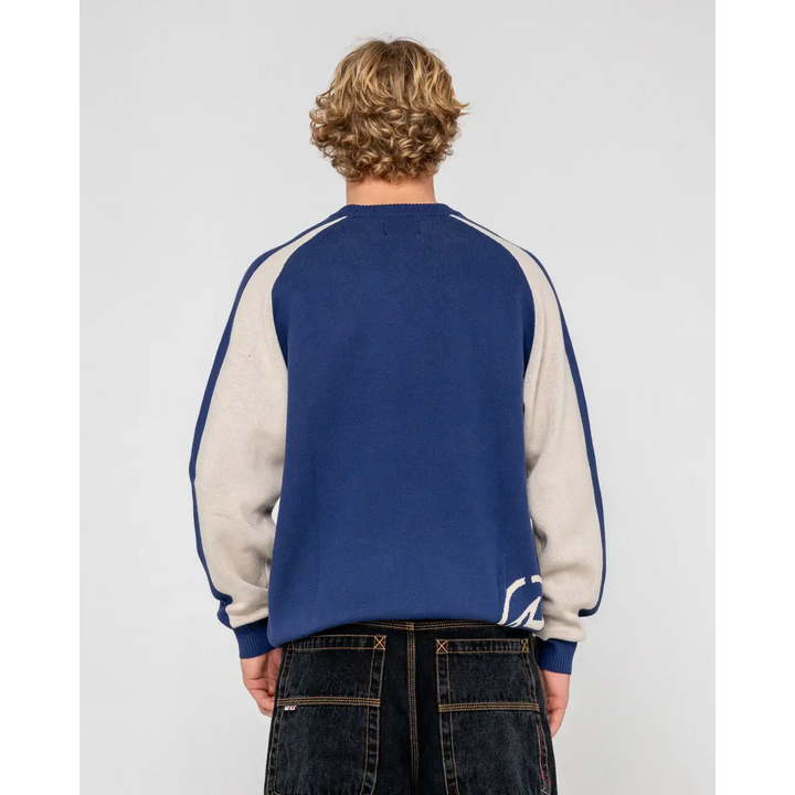 Rusty Roll Safe Boxy Knitted Crew