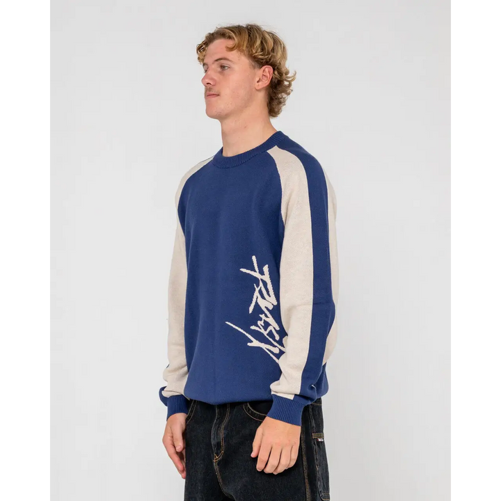 Rusty Roll Safe Boxy Knitted Crew