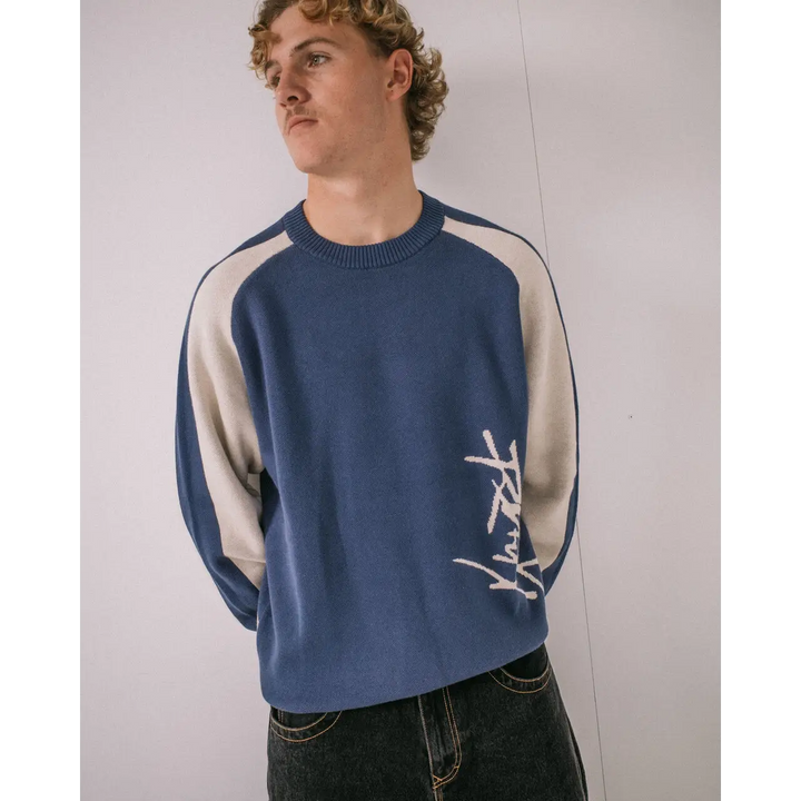 Rusty Roll Safe Boxy Knitted Crew