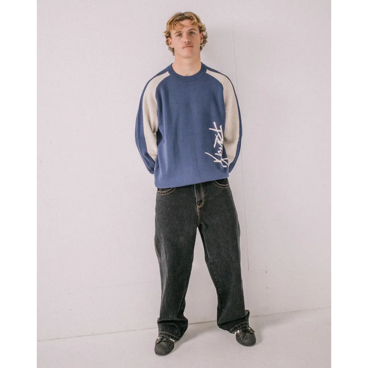 Rusty Roll Safe Boxy Knitted Crew