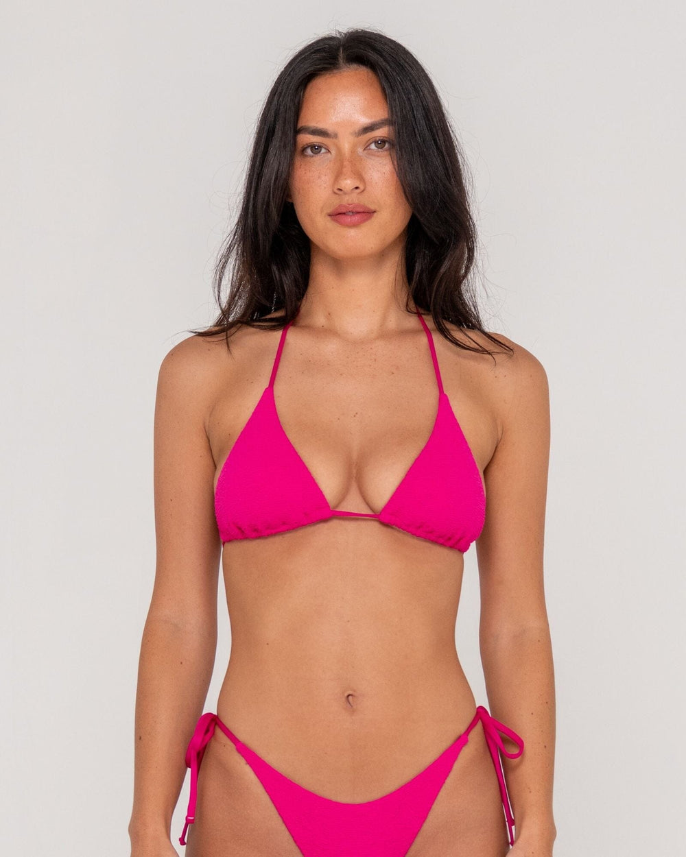 Rusty Sandalwood Midi Side Ties Multiway Bikini 