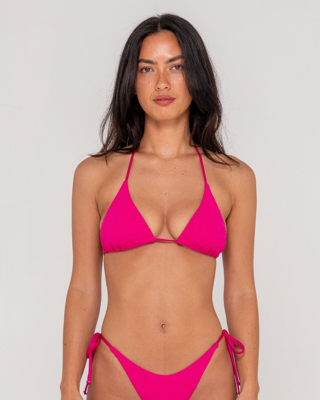 Rusty Sandalwood Midi Side Ties Multiway Bikini 