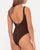 Rusty Sandalwood Retro One Piece 