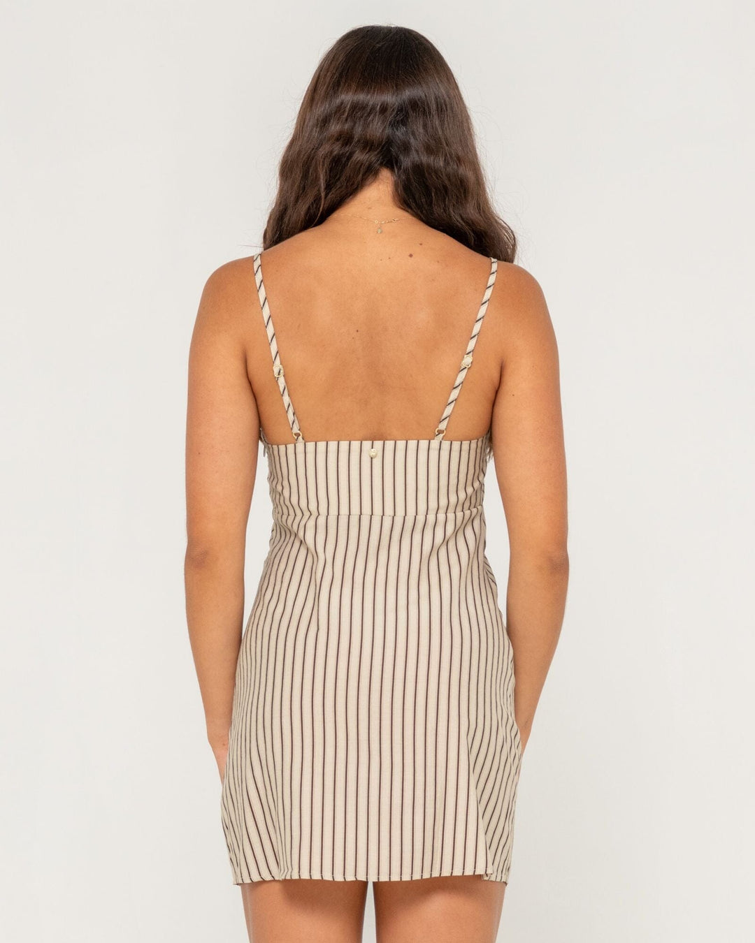 Rusty Sandy Stripe Mini Dress 