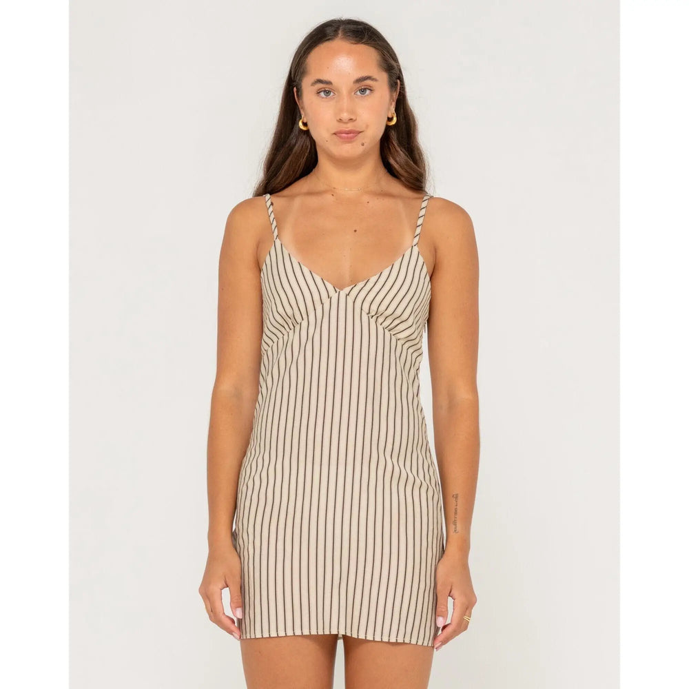 Rusty Sandy Stripe Mini Dress 