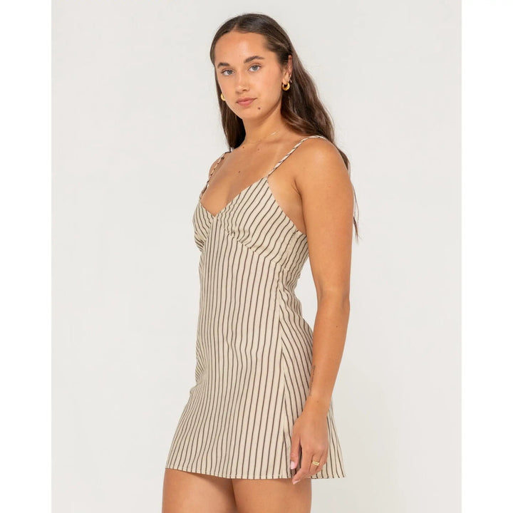 Rusty Sandy Stripe Mini Dress 