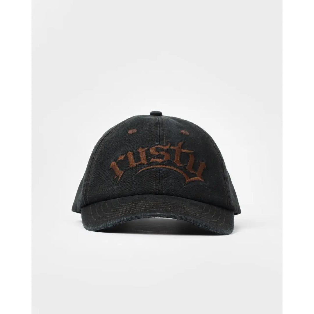 Rusty Scream 6 Panel Cap - Black