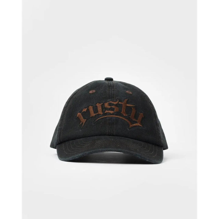 Rusty Scream 6 Panel Cap - Black