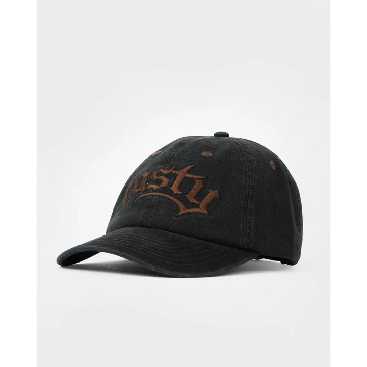 Rusty Scream 6 Panel Cap - Black