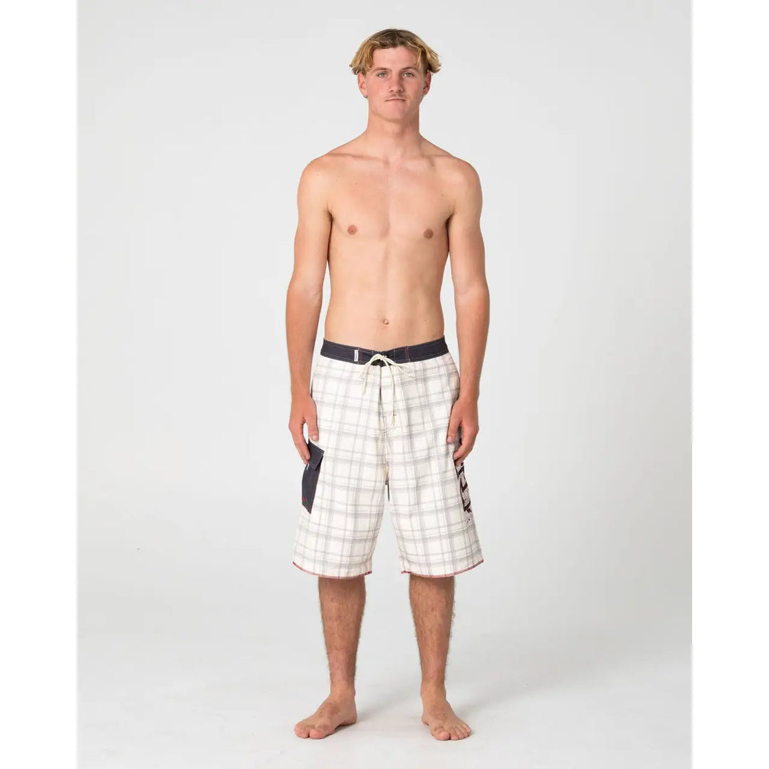 Rusty Scribbla 24’’ Baggy Boardshorts - Cream / 28