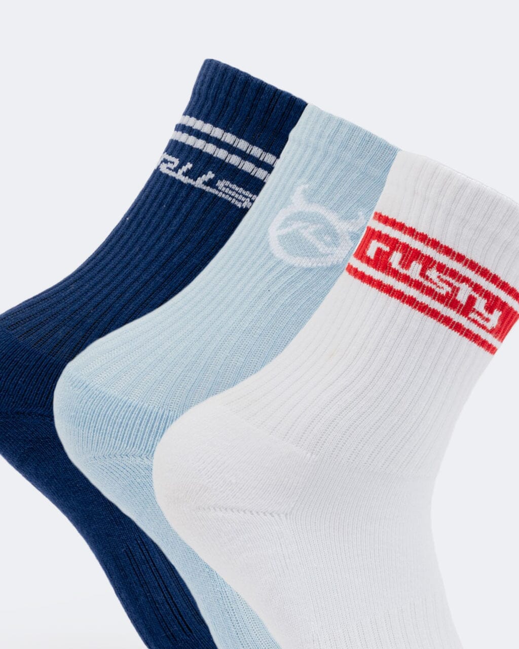 Rusty Shake Up Crew 3 Pack Socks 