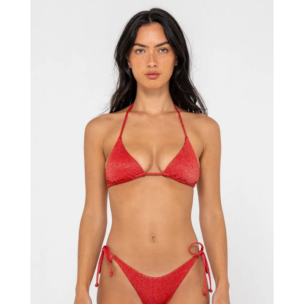 Rusty Shimmy Midi Side Ties Multiway Bikini 