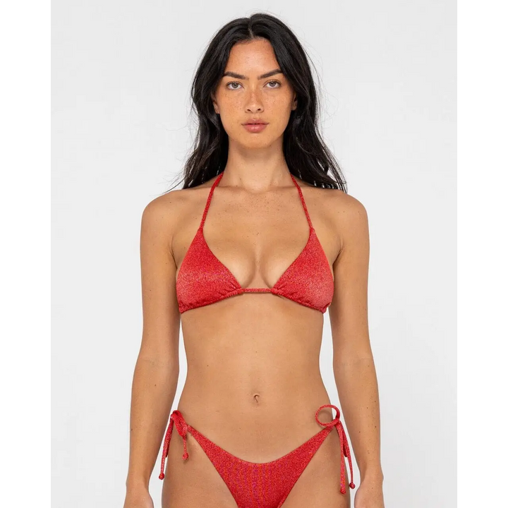 Rusty Shimmy Midi Side Ties Multiway Bikini 