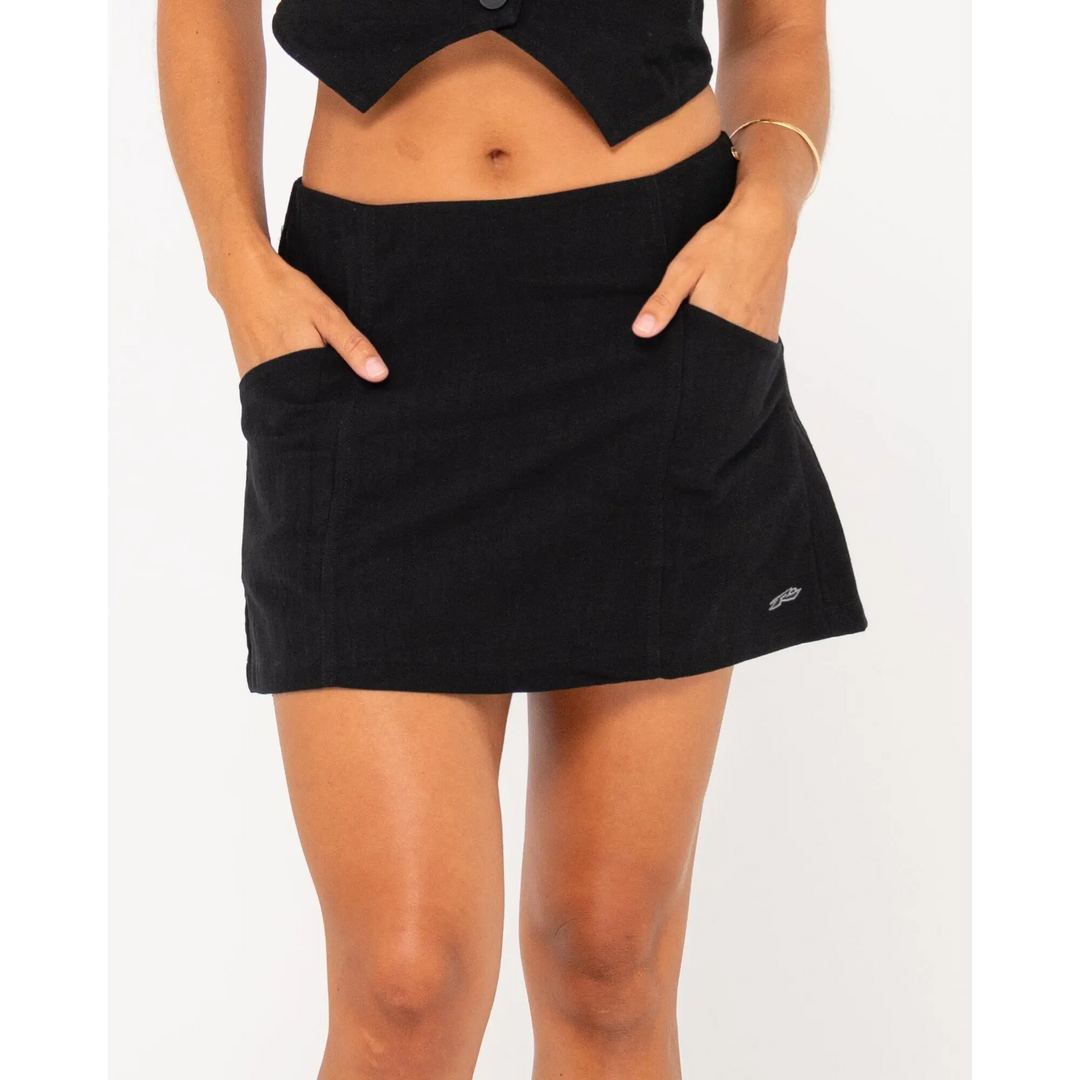 Rusty Sicily Mid Rise Skirt 
