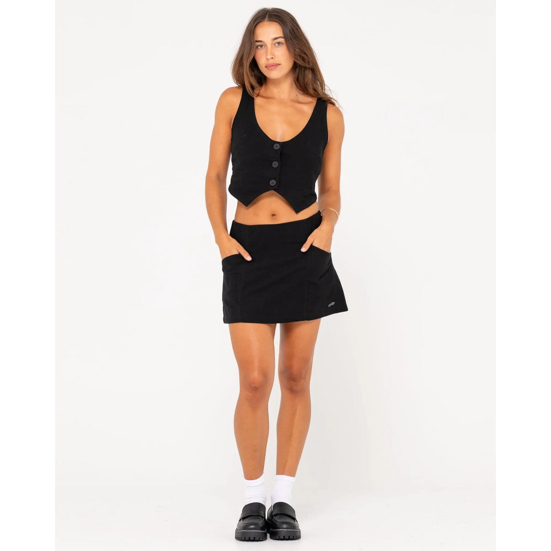 Rusty Sicily Mid Rise Skirt 