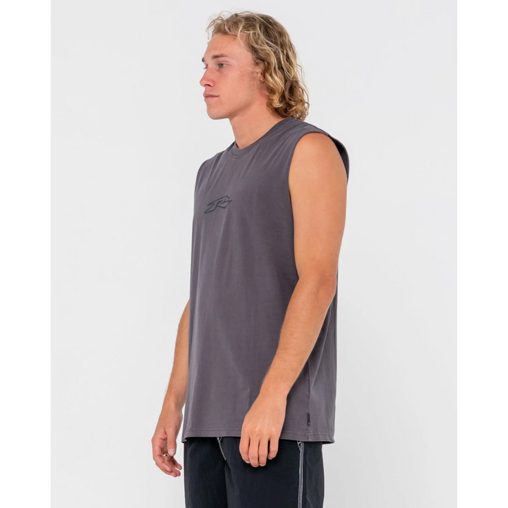 Rusty Slowmo Overdye Muscle Tank 