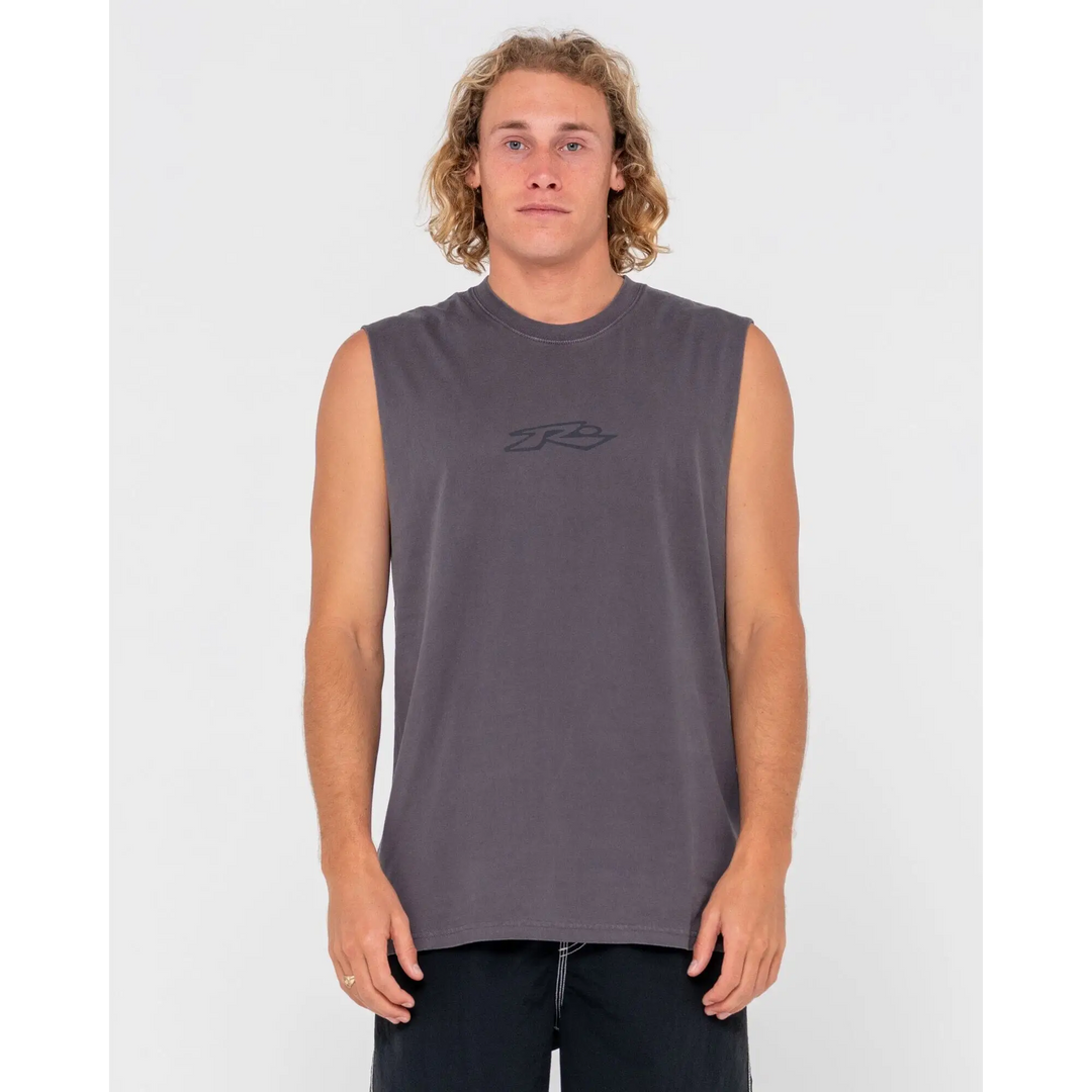 Rusty Slowmo Overdye Muscle Tank 