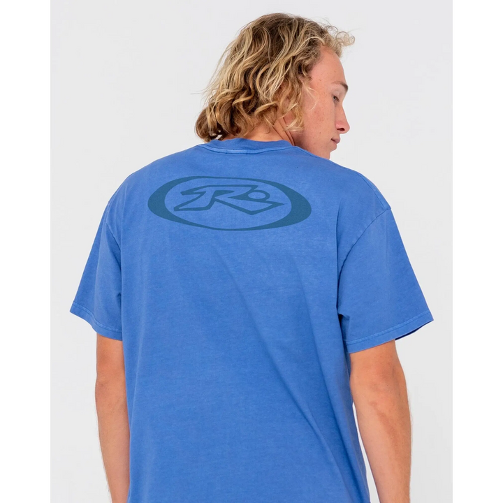 Rusty Slowmo Washed T-Shirt Delft Blue S 