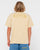 Rusty Slowmo Washed T-Shirt Light Khaki S 