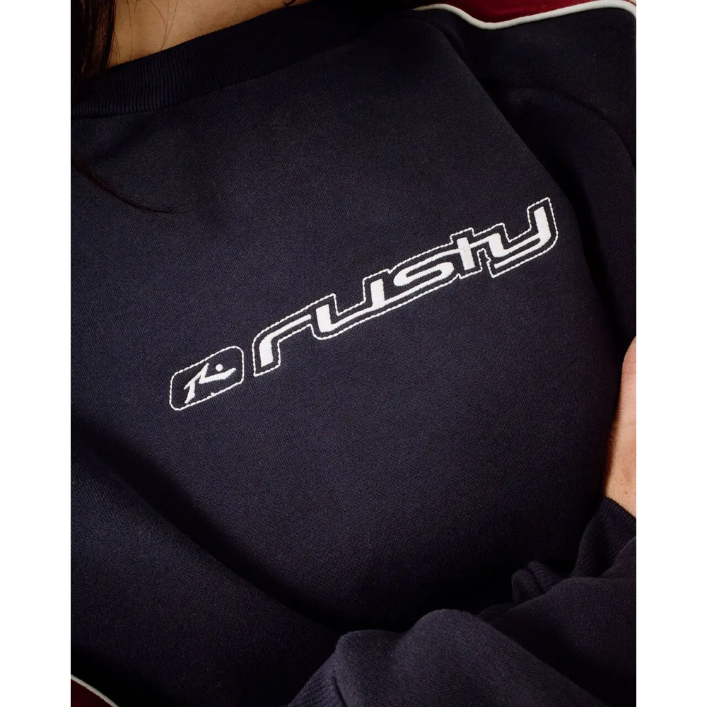 Rusty South Of The River Oversize Crew Fleece