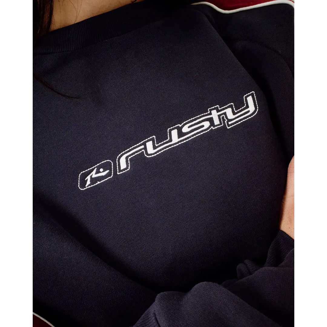 Rusty South Of The River Oversize Crew Fleece