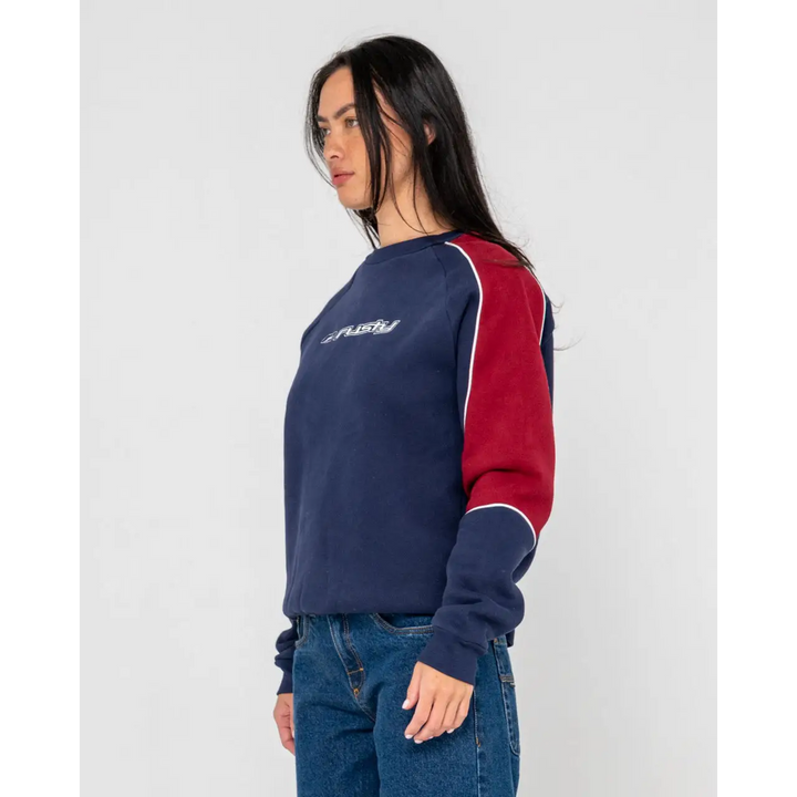 Rusty South Of The River Oversize Crew Fleece