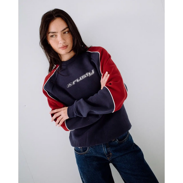 Rusty South Of The River Oversize Crew Fleece