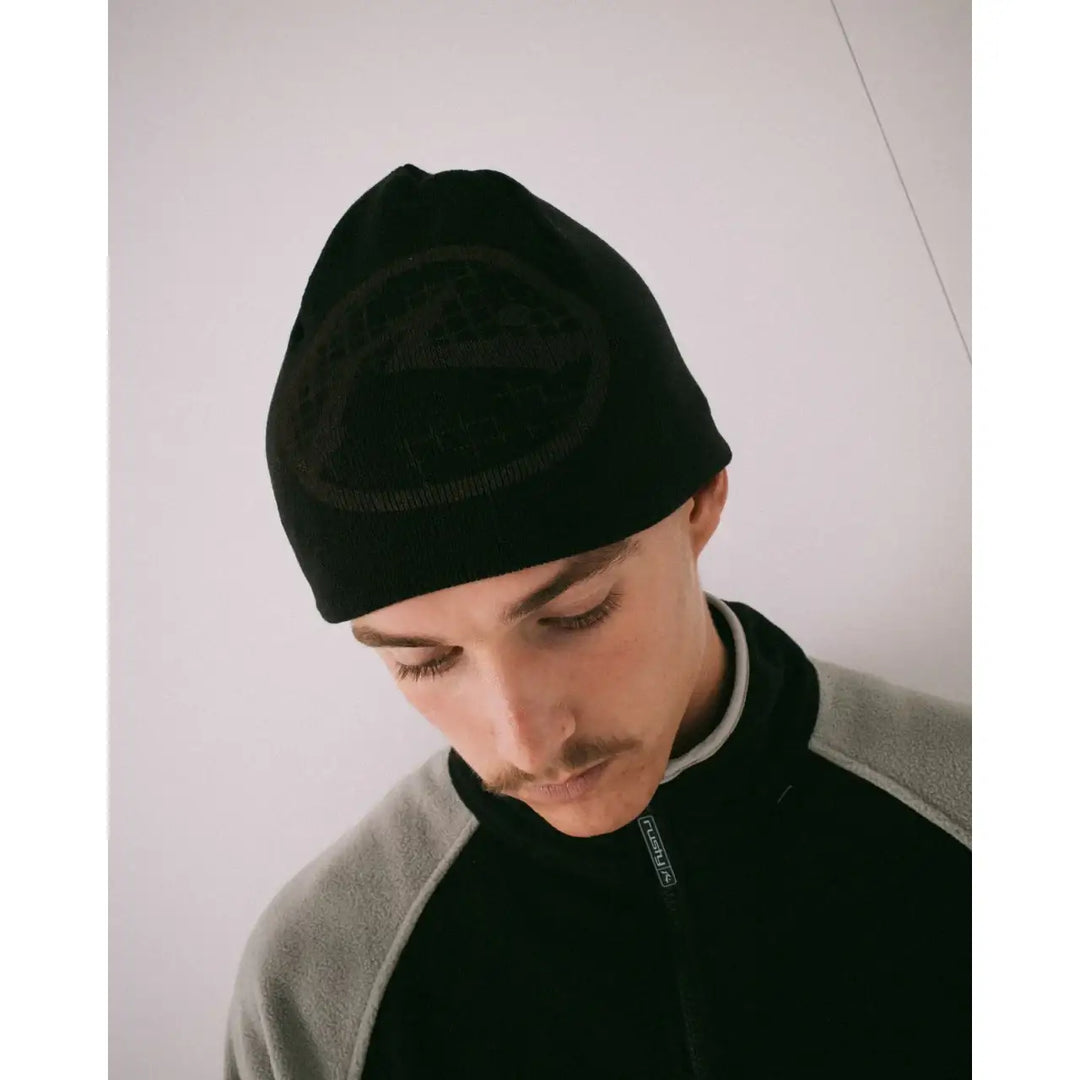 Rusty Square Eye Reversible Beanie - Pinecone