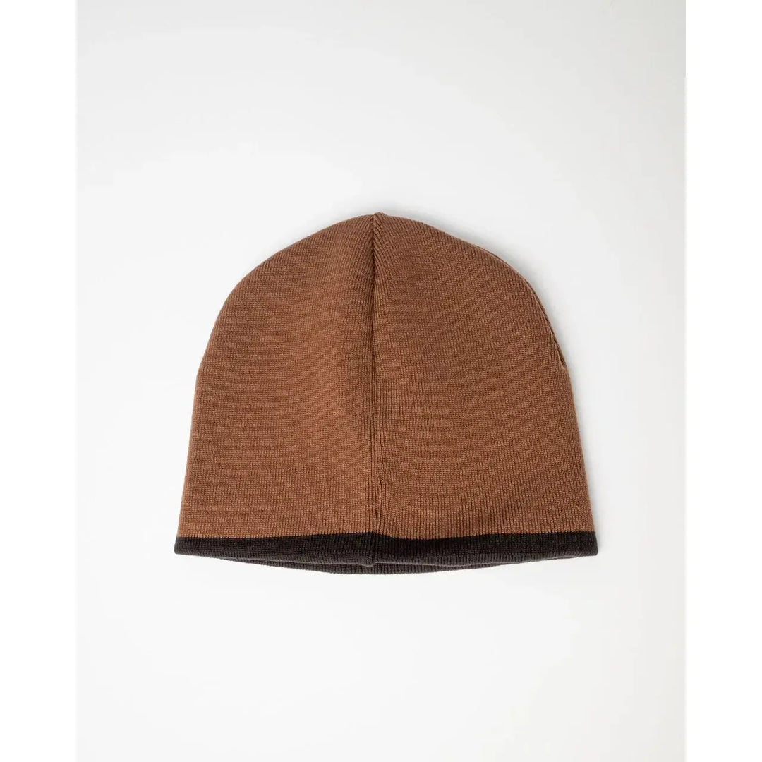 Rusty Square Eye Reversible Beanie - Pinecone