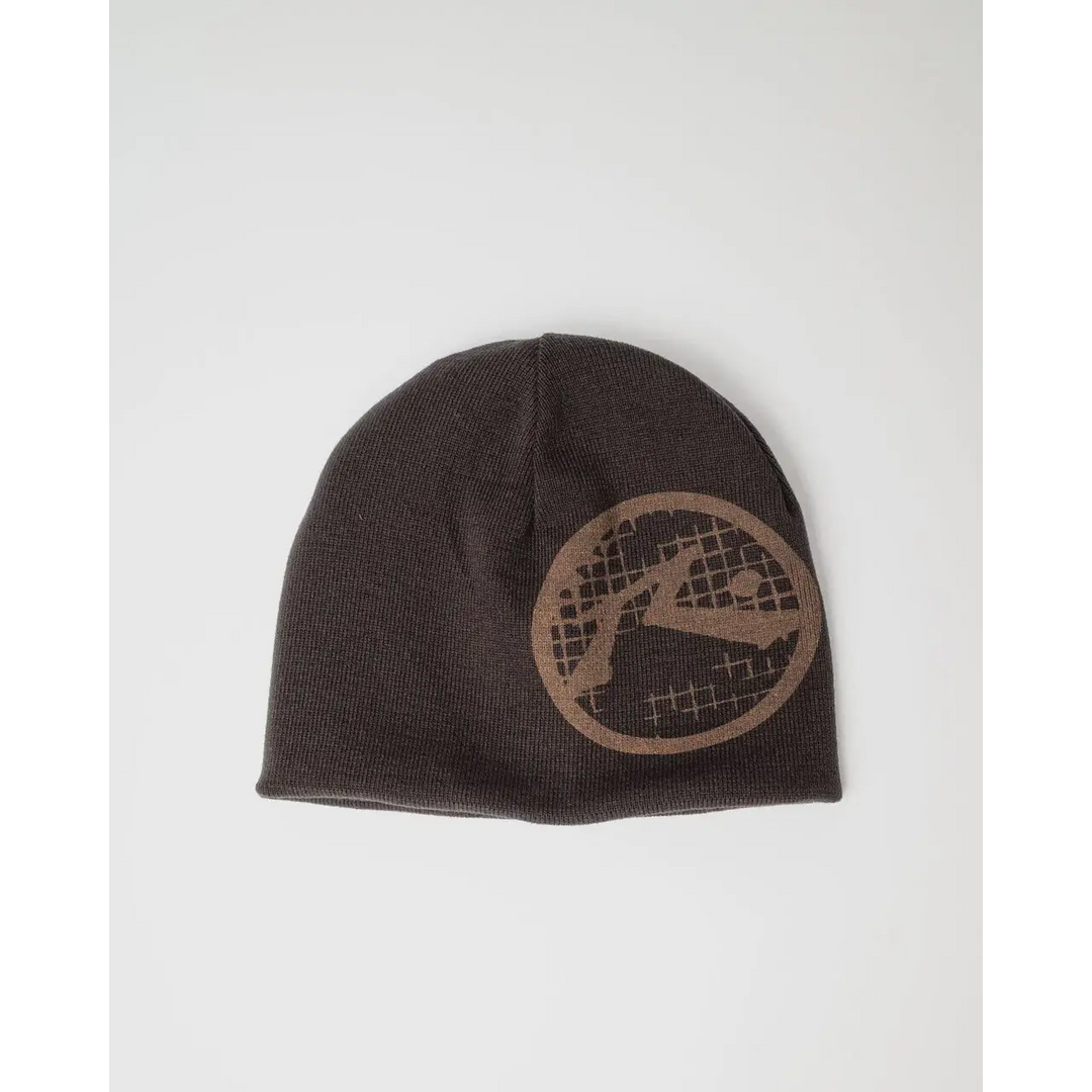 Rusty Square Eye Reversible Beanie - Pinecone