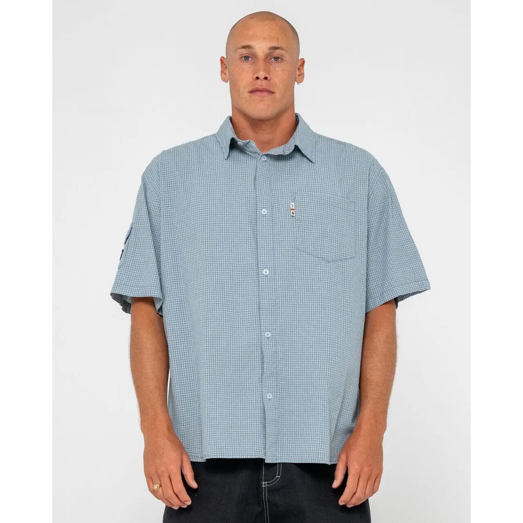Rusty Stasha Pocket Oversized Check Shirt 