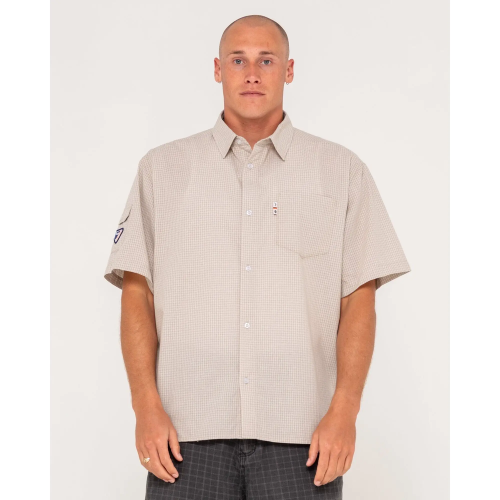 Rusty Stasha Pocket Oversized Check Shirt 