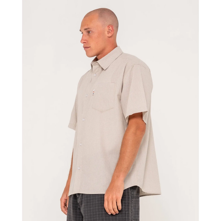 Rusty Stasha Pocket Oversized Check Shirt 