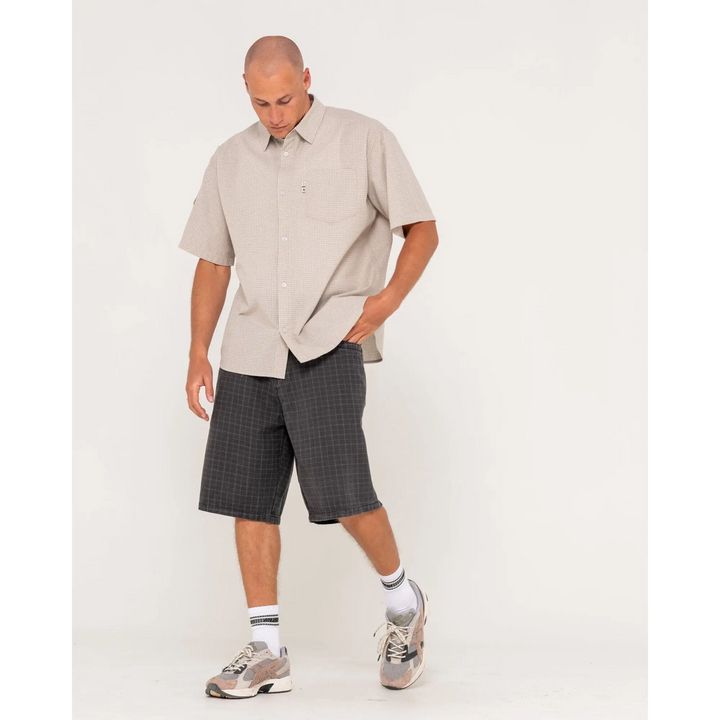 Rusty Stasha Pocket Oversized Check Shirt 