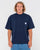 Rusty Steezy Heavy T-Shirt Navy Blue S 