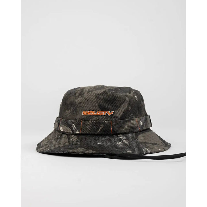 Rusty Stringer Bucket Hat Grey Camo S / M 