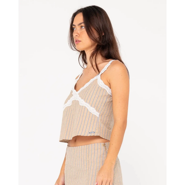 Rusty Stripy Girl Slim Fit Cami 