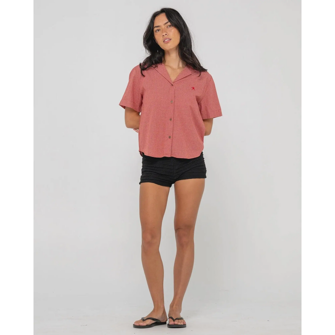 Rusty Summer Court Boxy Shirt 