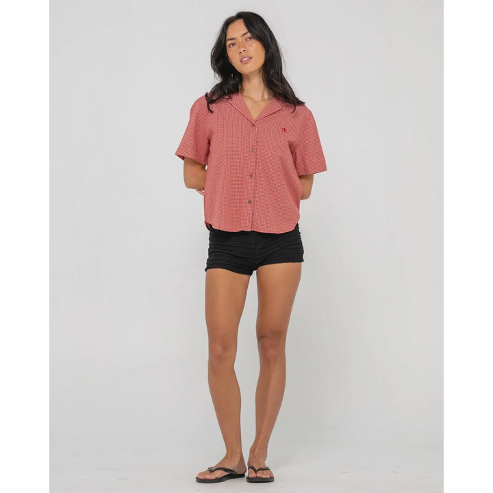 Rusty Summer Court Boxy Shirt 