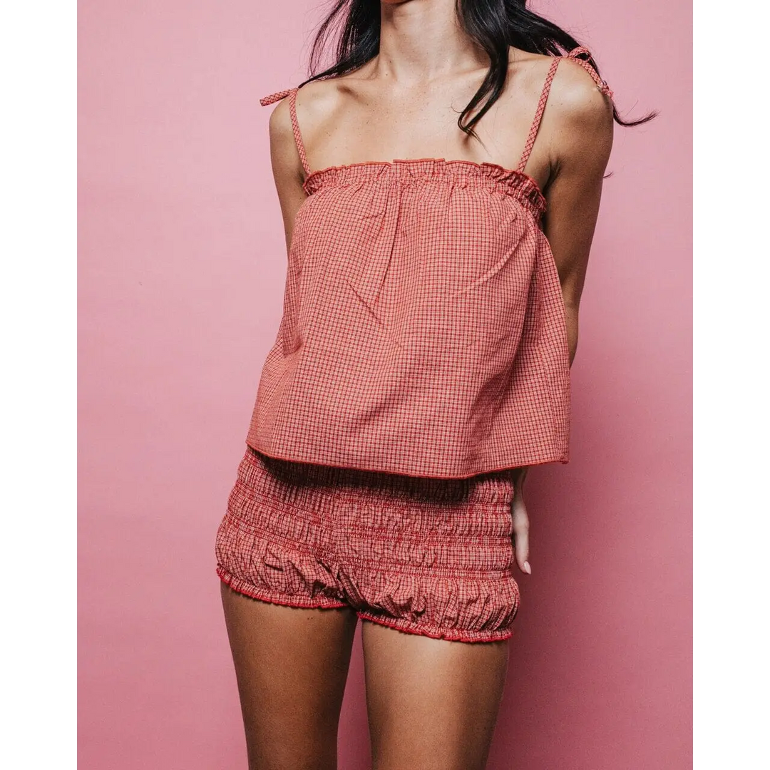 Rusty Summer Court Cami Top 