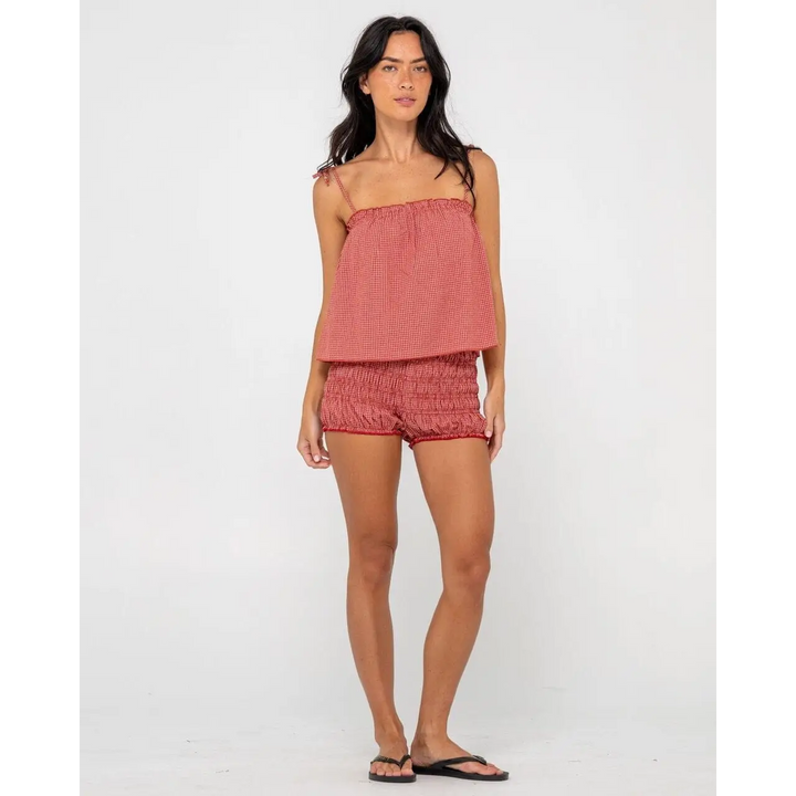 Rusty Summer Court Cami Top 