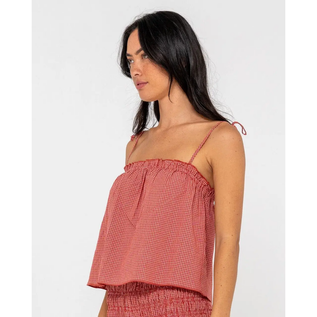 Rusty Summer Court Cami Top 