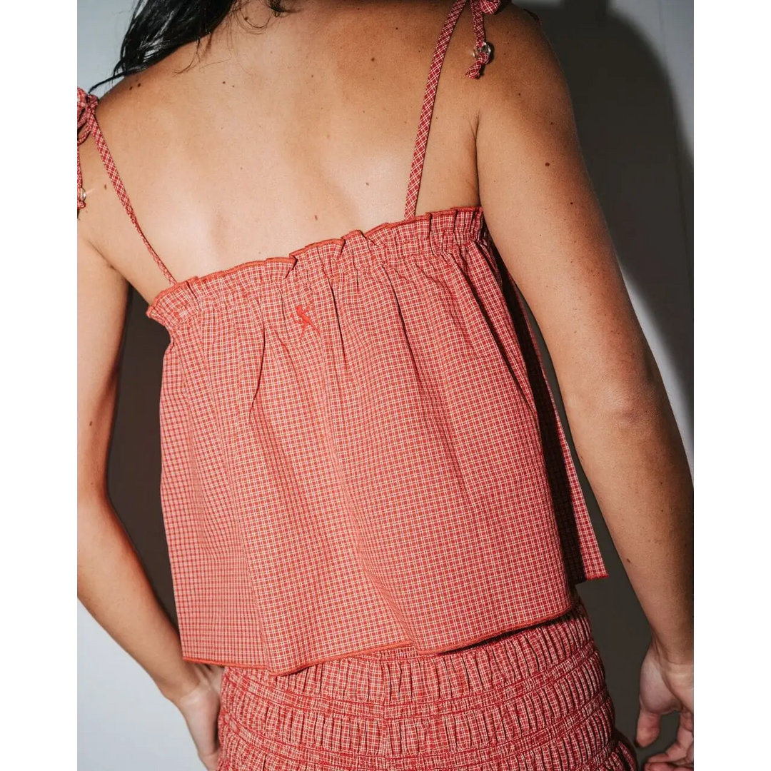 Rusty Summer Court Cami Top 