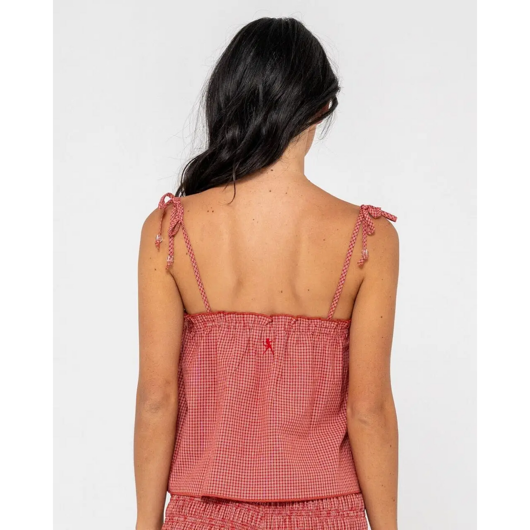 Rusty Summer Court Cami Top 