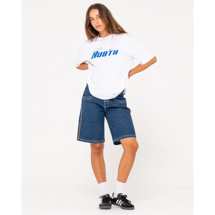 Rusty Surf Oversized Graphic T-Shirt 