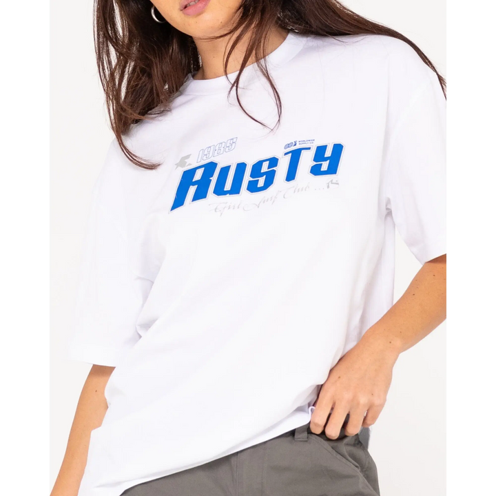 Rusty Surf Oversized Graphic T-Shirt 