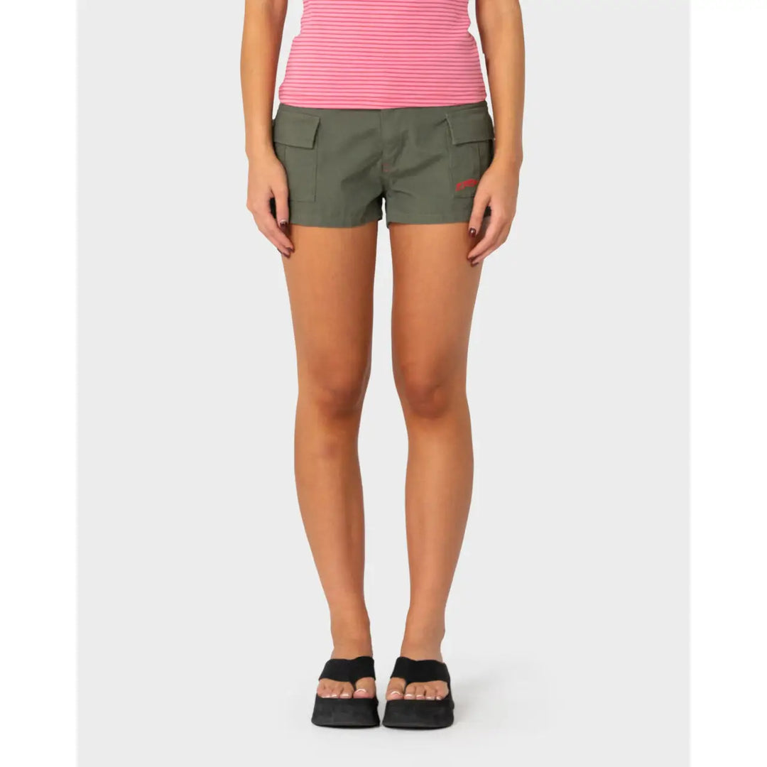 Rusty Tempo Low Rise Ripstop Cargo Shorts