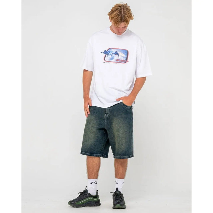 Rusty Tidal Kombat Graphic T-Shirt 