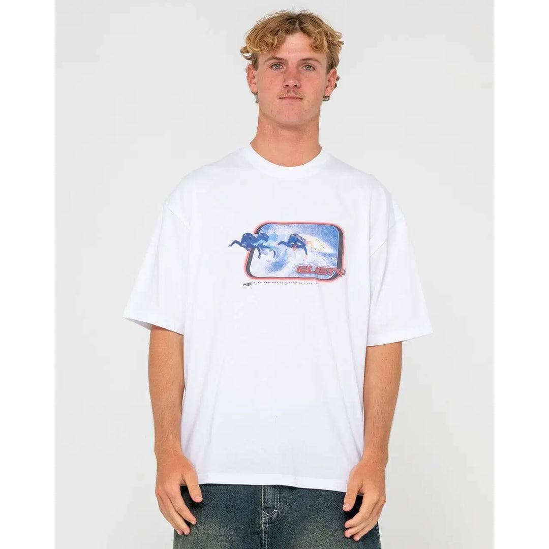 Rusty Tidal Kombat Graphic T-Shirt 